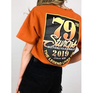 NEW 79th Sturgis Motorcycle Rally 2019 Graphic Tee | Size M